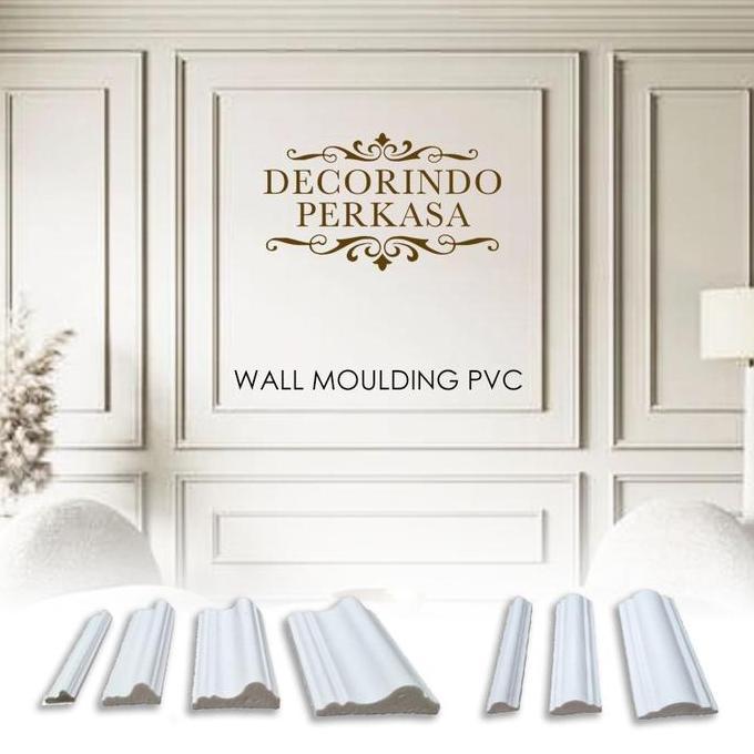 List Wall Moulding PVC Ukiran Dinding 2,4 Meter