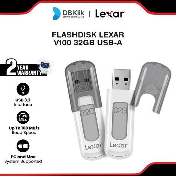 Flashdisk Lexar V100 32GB USB-A