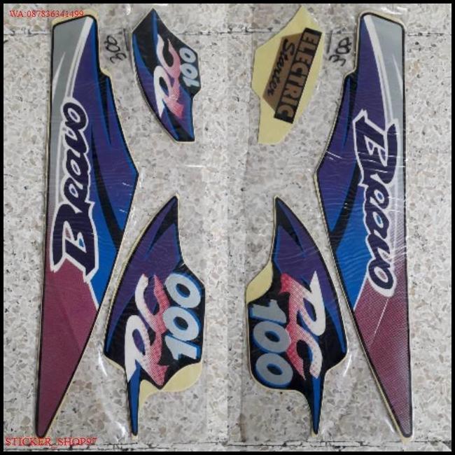 DISKON (ORI) STRIPING RC100 STRIPING SUZUKI BRAVO KUALITAS ORIGINAL PABRIK !!!!!!
