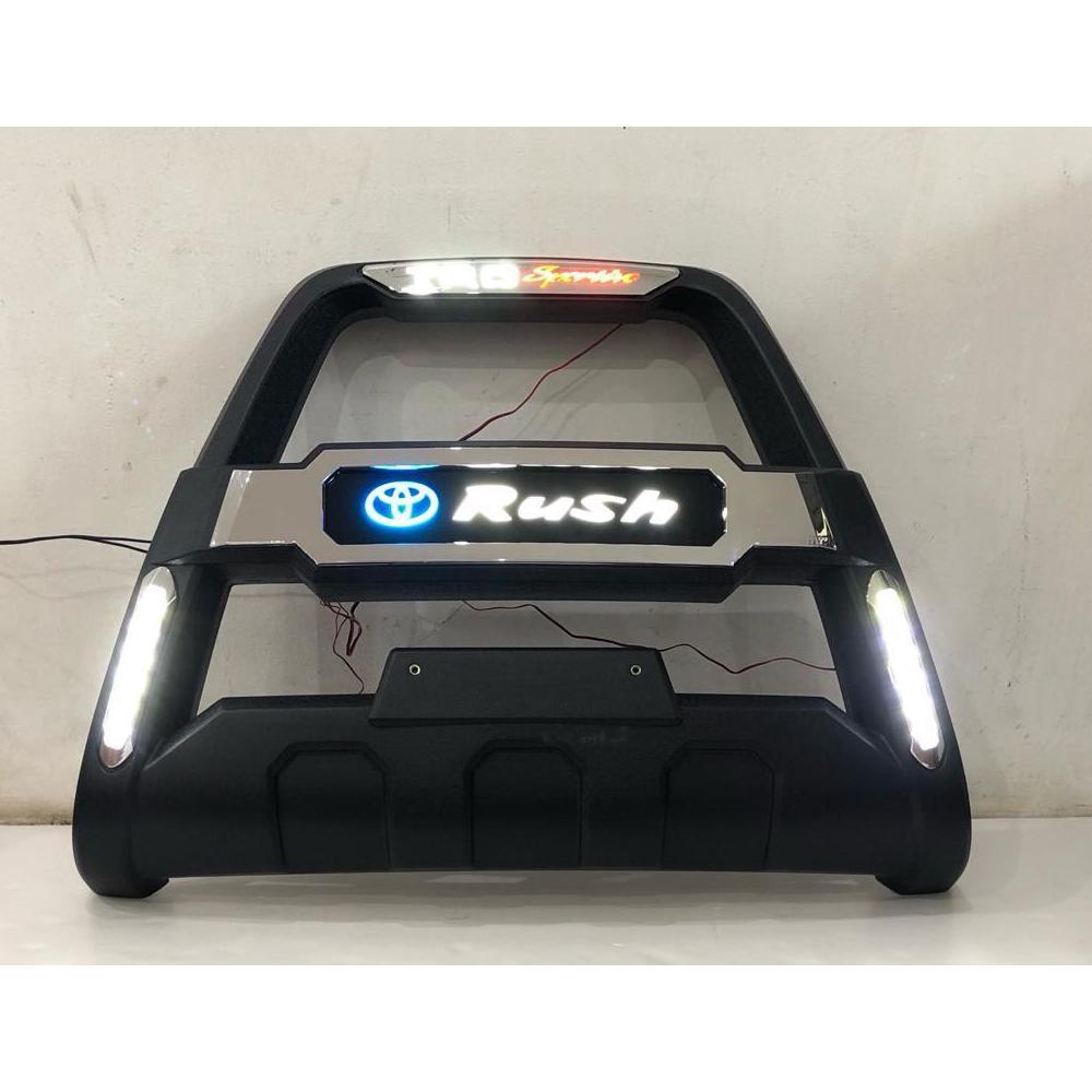 Tanduk Bumper Depan Mobil Rush TRD SPORTIVO LED