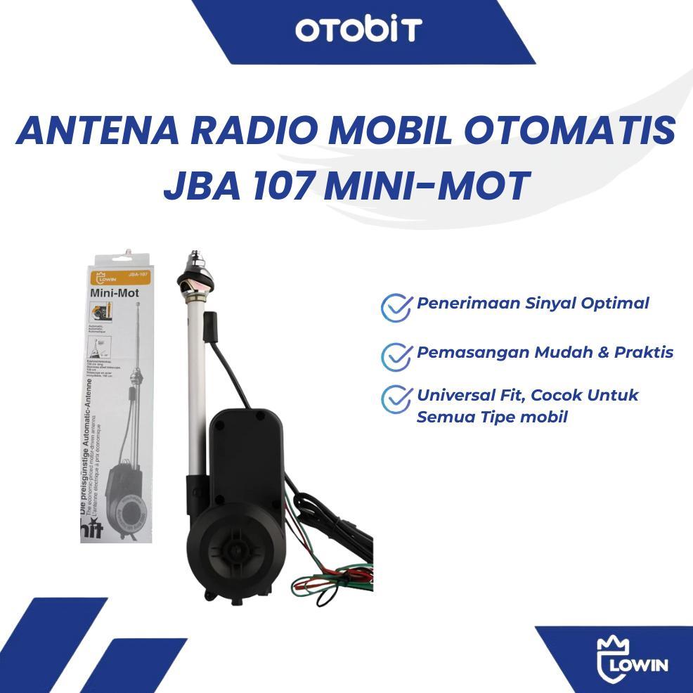 Antena Radio Mobil Otomatis Lowin JBA 107 Mini-Mot Universal
