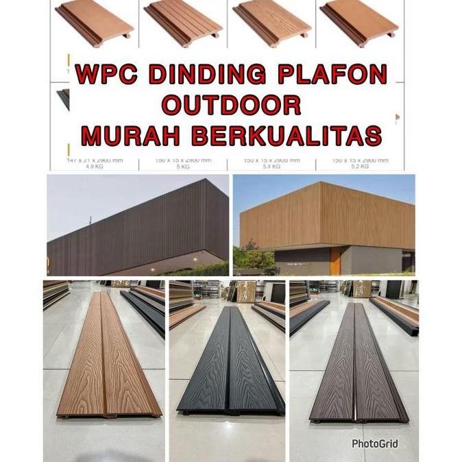 WPC dinding outdoor wallpanel cladding wpc panel