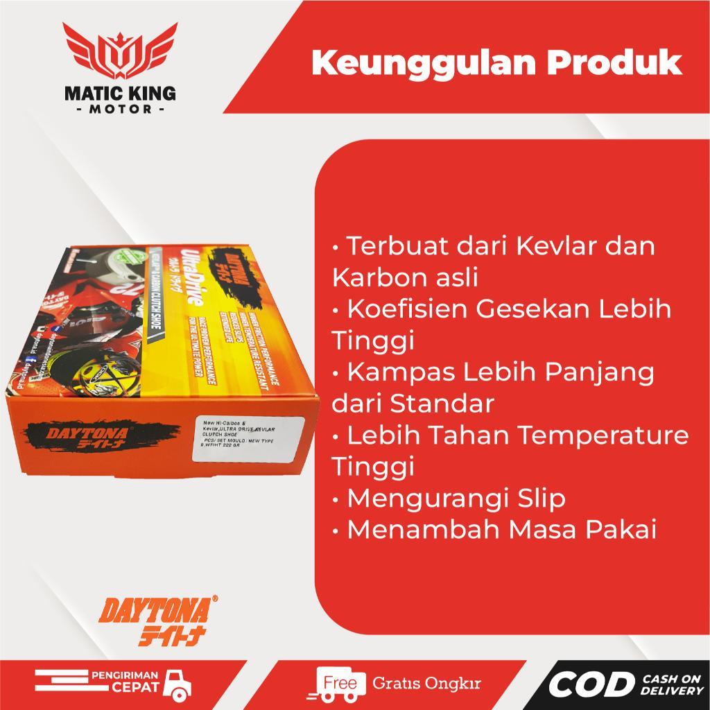 Rgs Daytona Kampas Ganda Kopling Racing Nmax Aerox Lexi Mio M3 Fino Soul Gt Freego Gear Nouvo Sporty