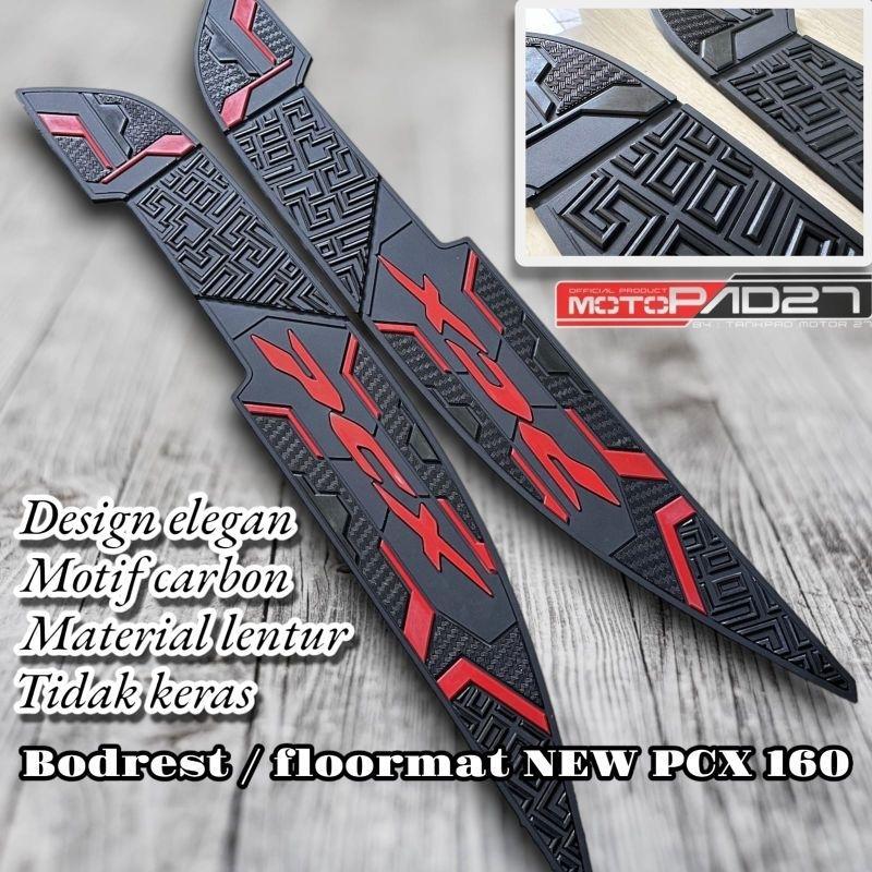 Rgs Karpet Motor Pcx 160 2021-2023 Bordes Pijakan Kaki Pcx 160 2021-2023 Alas Kaki Pcx 160