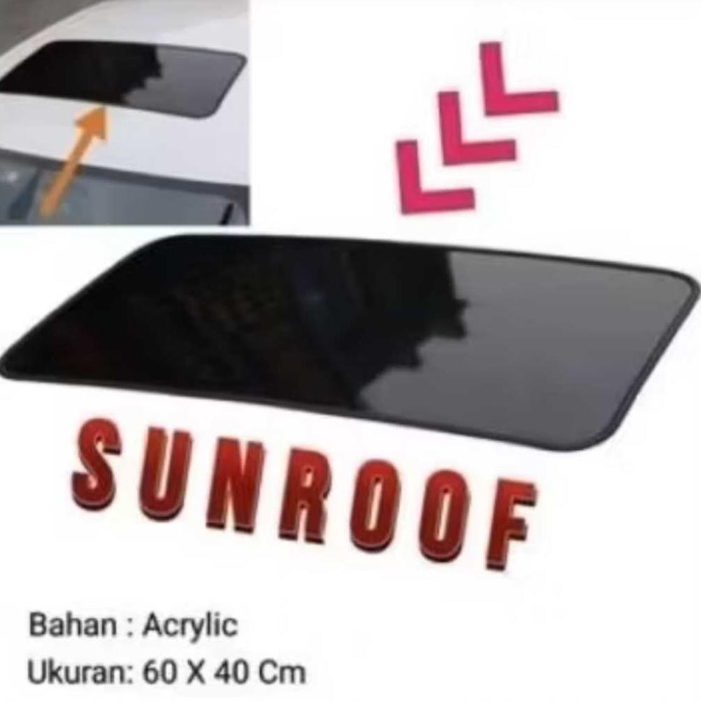 dummy sunroof ukuran 60x40 cm cocok untuk semua mobil ,avaza agya calya sigra dll.
