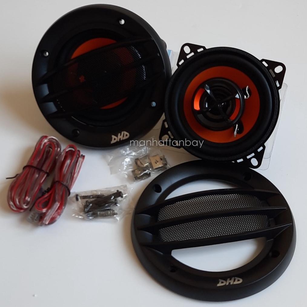 1 SET (Sepasang) Speaker Audio Mobil 4 Inch 2 Way Coaxial Speaker DHD-420CX