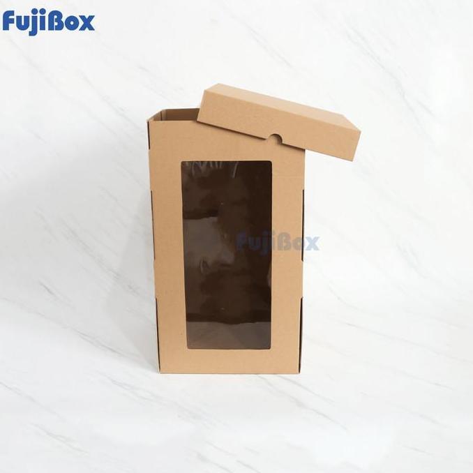 ( 5 Pcs ) KOTAK BOX DUS KUE TART TINGGI 30 x 30 x 45