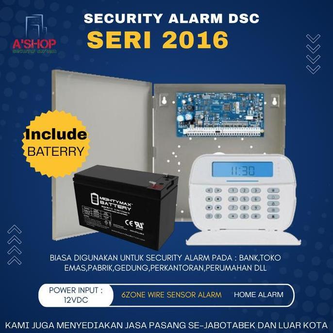 ALARM DSC NEW 6ZONE ORIGINAL DAN TERPERCAYA