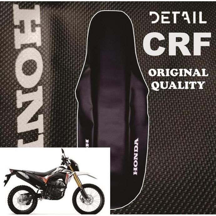 CRF 150 Original Hitam - Cover Bungkus Kulit Jok Motor TERMURAH