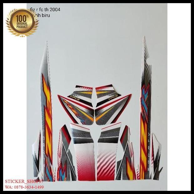 TERLARIS (ORI) STRIPING ORI YAMAHA FIZ R TH 2004 MERAH  KUALITAS ORIGINAL 