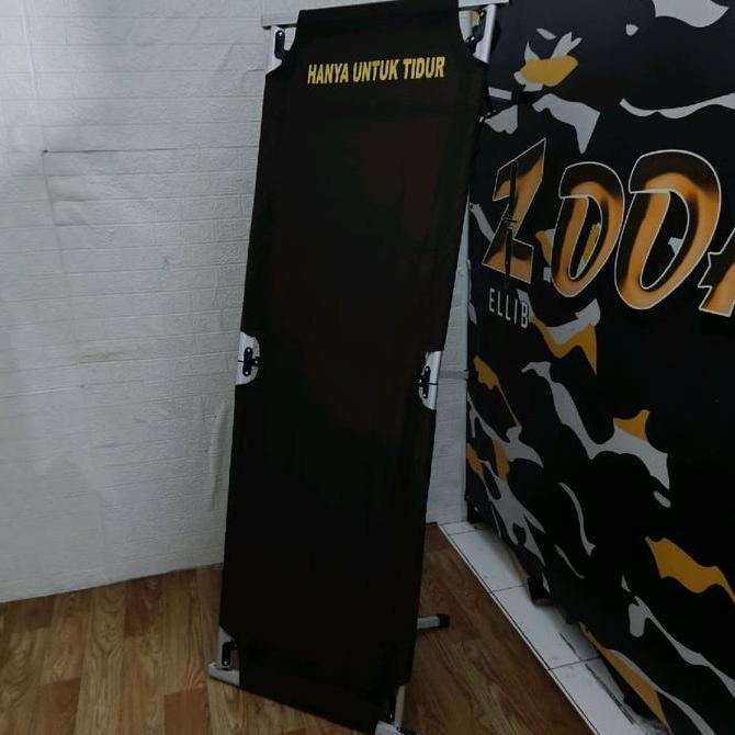 Ready stock Velbed Jatah POLRI / Velbed Alumunium / Tempat Tidur Lipat / Folding Bed
