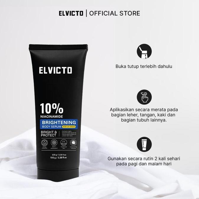 ELVICTO PAKET BODY CARE MEMBANTU MERAWAT & MELINDUNGI KULIT PRIA GET 2PCS -  ALL SKIN TYPE MENCERAHK
