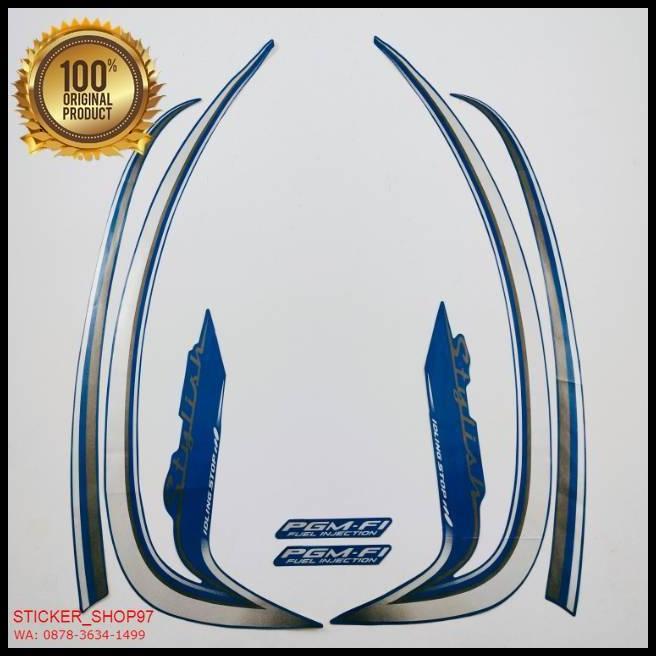 HOT DEAL (ORI) STRIPING HONDA SCOOPY STYLISH 2016 IDLING STOPBIRU   ORIGINAL 