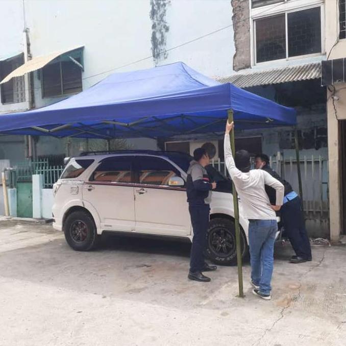 Ready stock tenda premium 3x4,5 besi 1.2mm