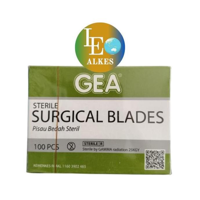 Medclean- Gea Bisturi No 10 11 12 14 15 18 19 20 21 22 23 24 25 Blades Surgical Blade Mata Pisau Bed