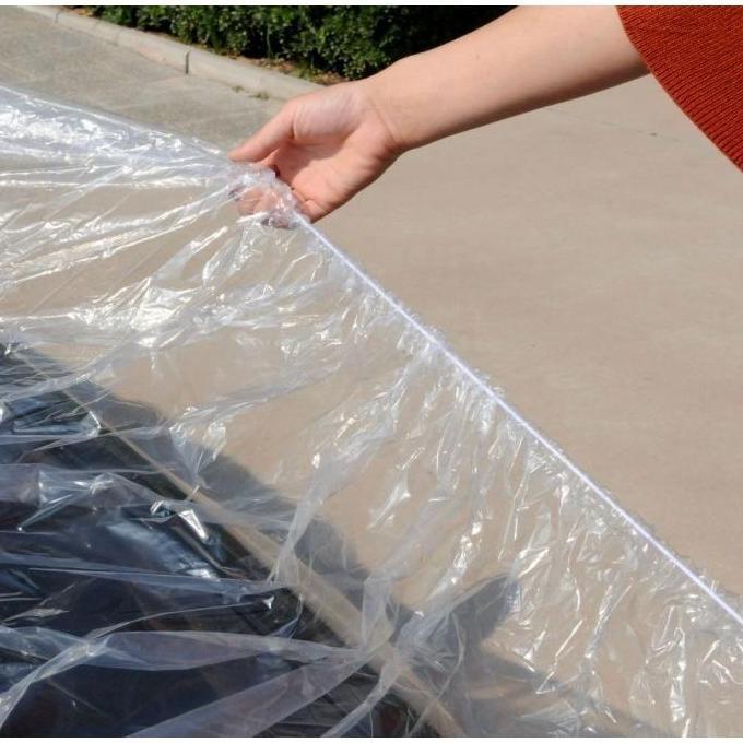 DRACCO cover motor listrik SELIS waterproof tebal transparan bening premium sarung motor SELIS (TERB