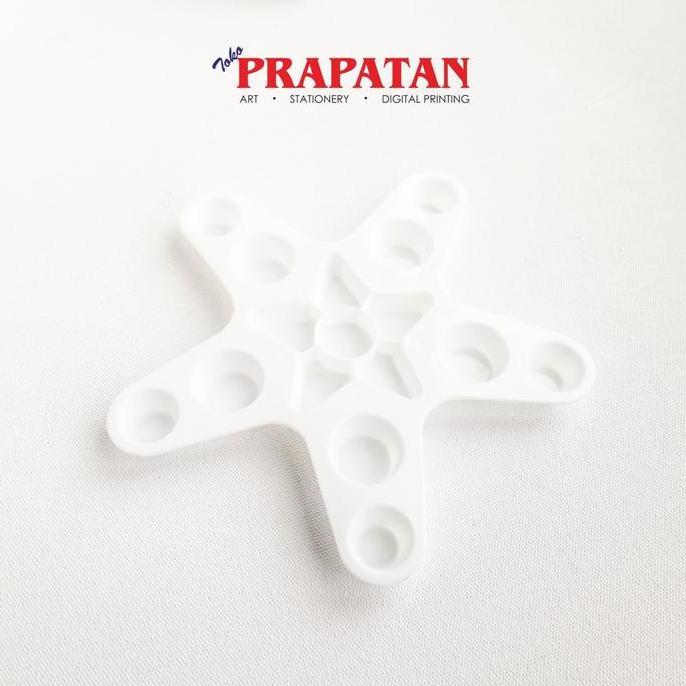 Palet Plastik / Palet Lukis Bintang Laut / Plastic Palette (TERBAIK) (TERBARU) (TERMURAH)