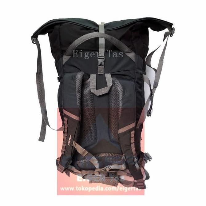 Ready stock TAS GUNUNG EIGER 910003340 ROCKMASTER 50L RUCKSACK CLIMBING - BLACK