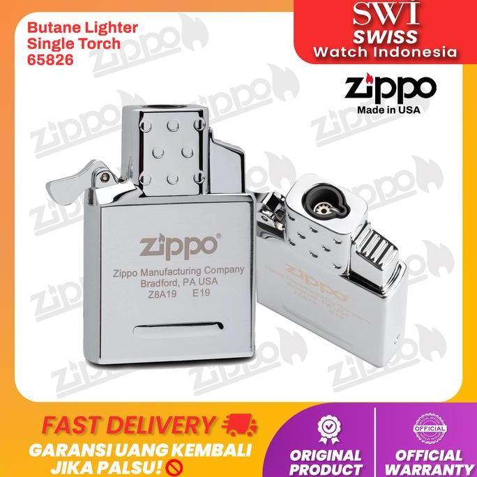 65826 Original Zippo Insert Butane Single Torch (TERBAIK) (TERBARU) (TERMURAH)