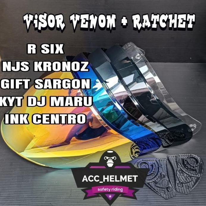 KACA / VISOR IRIDIUM VENOM HELM DYR SUBARU / DYR OSAKA | NORISK murah