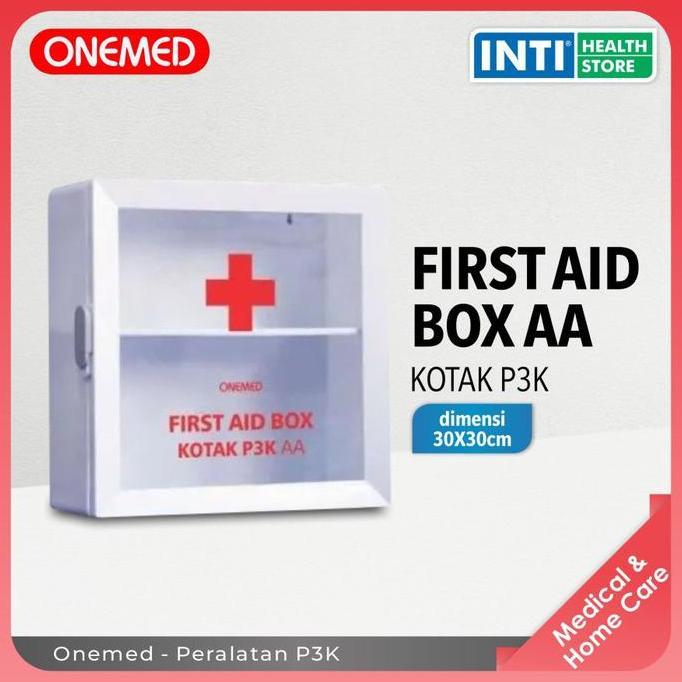 Medclean- Onemed | Kotak P3K Aa | Tempat Penyimpanan Alat Medis P3K