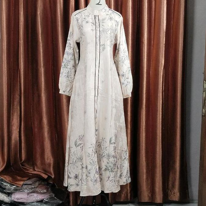 Murah gamis Darby all new.bahan England original lis tangan dan Tengah Non COD