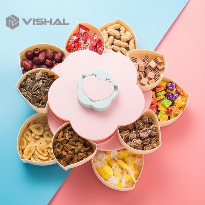 TOPLES BUNGA 2 TINGKAT / TOPLES PUTAR BENTUK BUNGA / DW-02