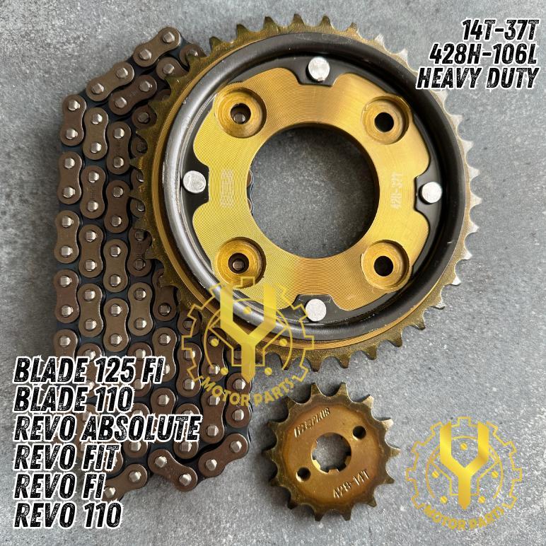 GEAR GIR SET GEAR GIR PAKET BLADE 110 BLADE 125 FI REVO FIT REVO FI REVO ABSOLUTE