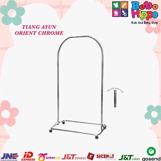 Tiang Ayunan - Ayun baby orient chrome stainless tipe gang
