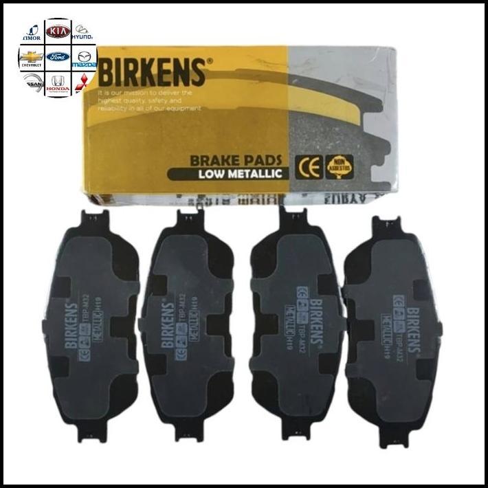 TERLARIS KAMPAS REM BRAKE PAD DEPAN TOYOTA ALPHARD 2004-2007 METALIC BIRKENS 