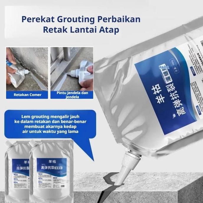 YAVISINTHA - LEM SEALER LEM ANTI BOCOR PENGISI LUBANG BOCOR RETAK WATERPROOF/LEM BETON SILIKON CAIR 