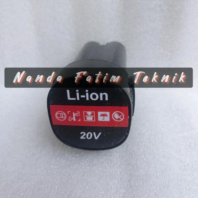 Diskon Baterai 20 Volt Bisa Untuk Bor Merk Uchiha Jld Hujia Xenon Atau Merek Lain
