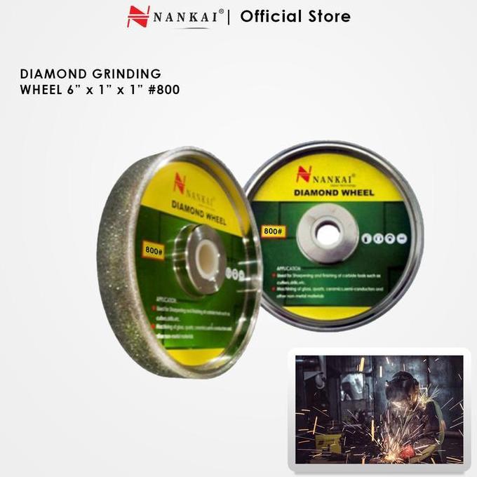 Miliki Nankai Batu Poles Akik Diamond Wheel 6" #800