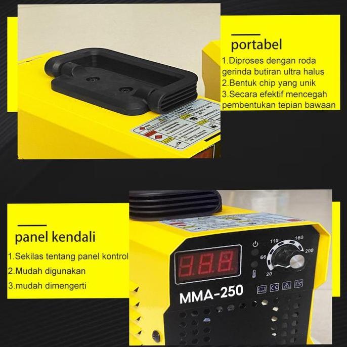 Spesial Raeim Mesin Las Inverter Mma-250105A 450 Watt Inverter Mesin Las Mesin Trafo Las  Alat Las I