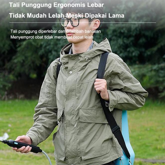 Semprotan Rumput Elektrik 13 Liter Alat Semprot Cuci Mobil Gendong Sprayer Hama Semprotan Elektrik S