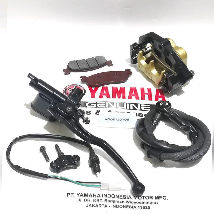 Master Rem Set + Selang Rem + Kaliper Depan Yamaha Vega R Lama , Jupiter Z Lama , Crypton , Alfa , F
