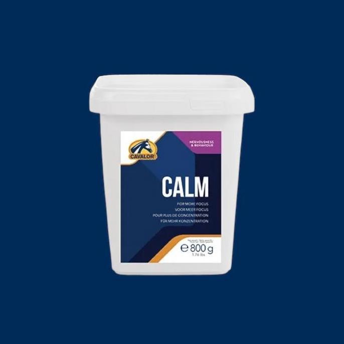Cavalor Calm 800 gr. Mengurangi stres pada kuda yang gelisah, yang memiliki reaksi terlalu sensitif 
