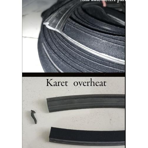 ~~~~~] Karet Lis Overheat Pembatas Kaca Mobil Geser