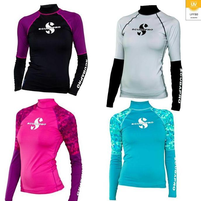 BEBAS ONGKIR - Rash guard Jewel LS for woman scubapro
