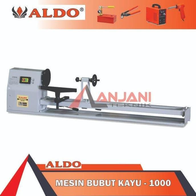 TERBARU - ALDO 1000 MESIN BUBUT PAHAT UKIR ROTARY KAYU / WOOD LATHE MINI
