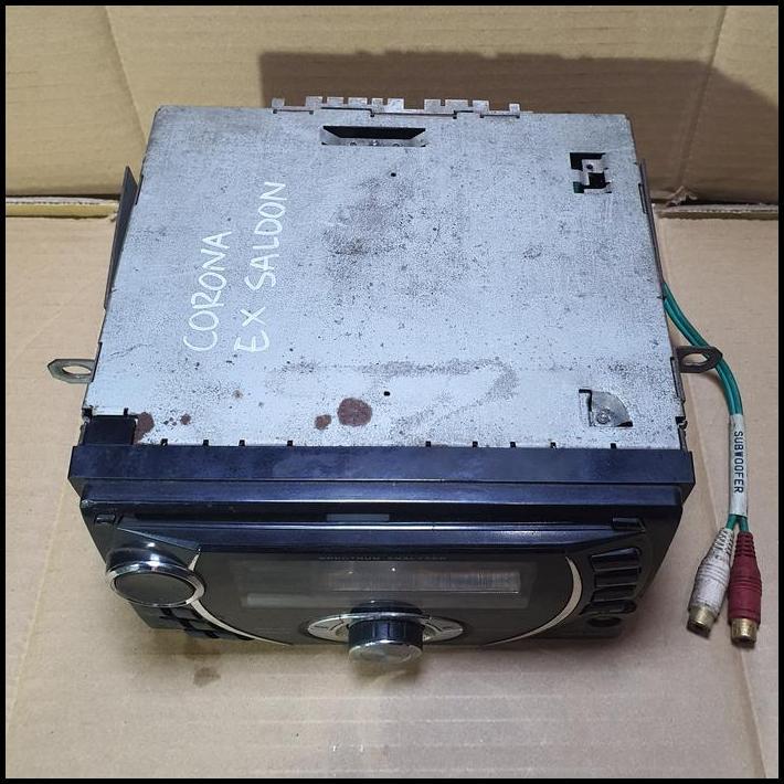 TERLARIS HEAD UNIT DOUBLE DIN JVC KW XG506S LCD MP3 AUX OUT PUT SUBWOOFER 