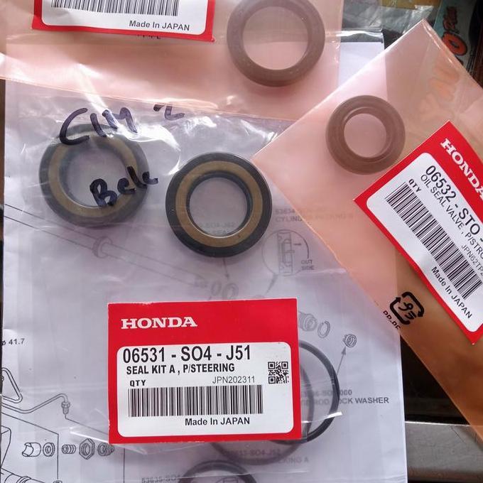 TERBARU - Seal Sil Powers Steering Bawah Rack Stir Honda City Z 1996 1997-2002