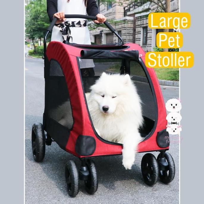Large Pet Stroller Dodopet - up to 70kg - stroller untuk anjing besar