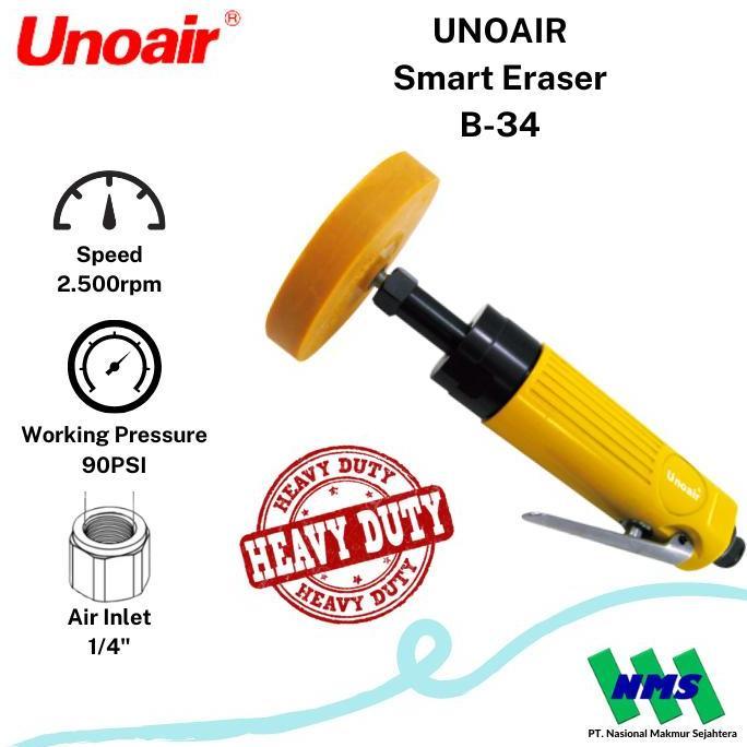 Terjangkau Mesin Poles Angin Menghilangkan Kerak Lem Air Polisher Unoair B-34