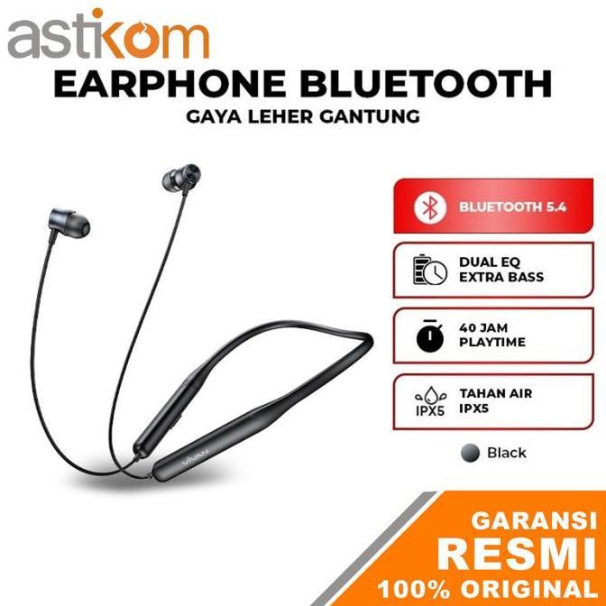 HARGA DISC - Earphone Neckband Vivan Liberty N100s Black