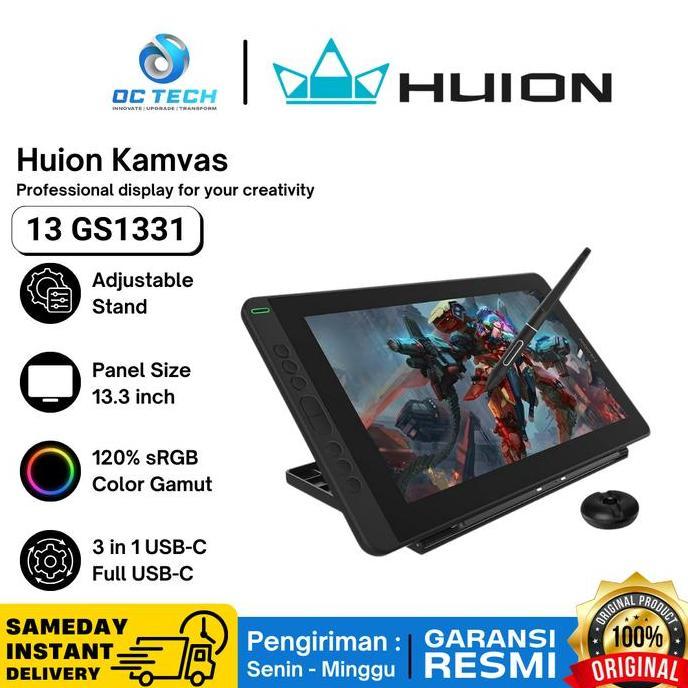 NEW HUION KAMVAS 13 GS-1331 - ANDROID READY DISPLAY TABLET
