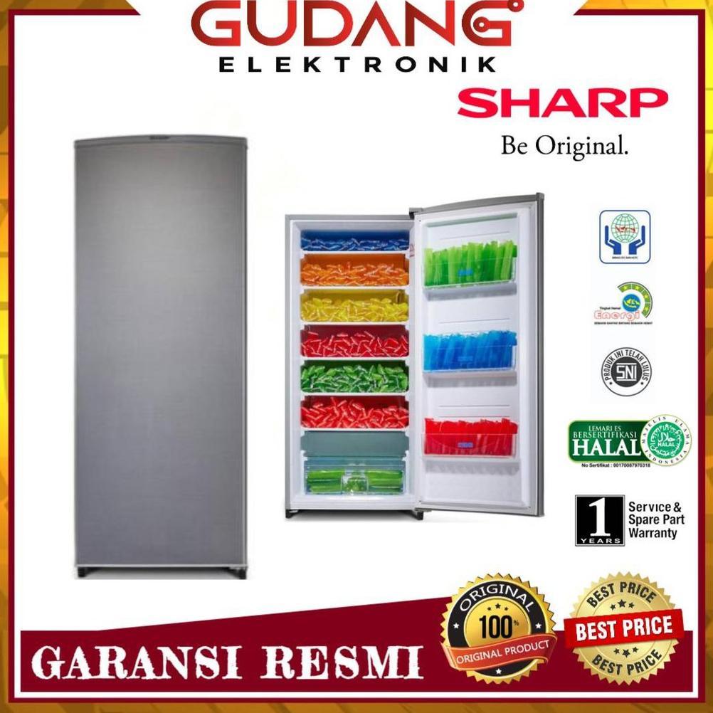 Ready FREEZER SHARP FJM189 KULKAS FREEZER 6 RAK SHARP FJM 189 N