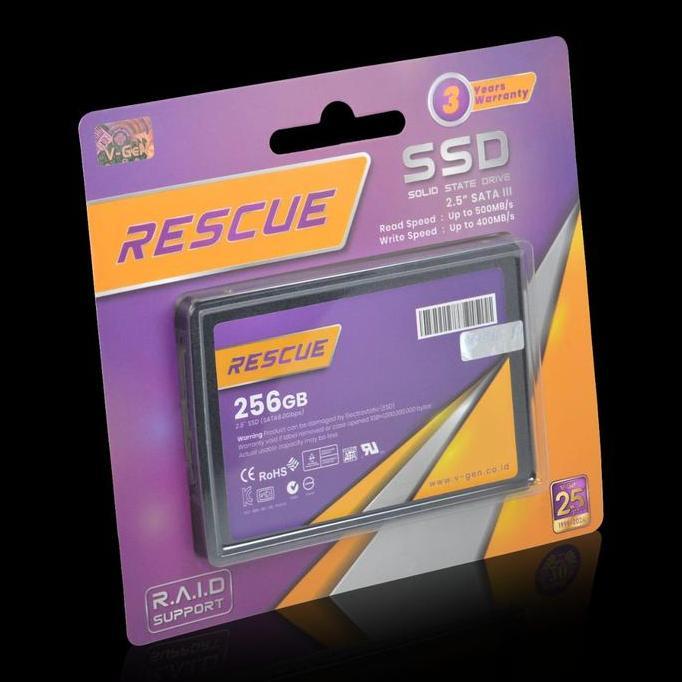 SSD VGEN 256 GB SATA3 / SSD V-GeN 256GB RESCUE SATA III / V GeN SSD