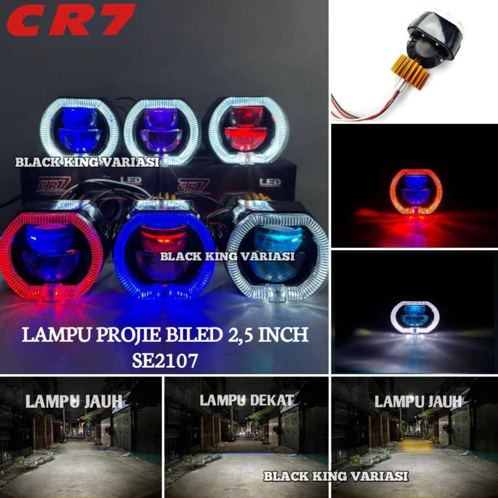 Lampu Biled Projie 2,5 inch Projie Biled Matrix 2.5inch 2 Lensa Universal Lampu Matrix 2.5 inch Lamp