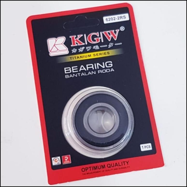 BEARING KGW BAJA IUM SERIES-KLAHER-LAHER RODA MOTOR DEPAN/RODA BELAKANG/GEAR MOTOR 6201/6300/6301/62